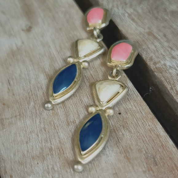 🌷3/15🌷 Vintage colorful bohemian dangle earrings - Picture 2 of 4